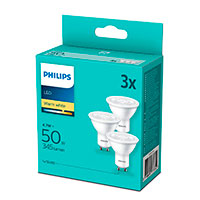 Philips LED spot GU10 - 4,7W (50W) 3-Pack