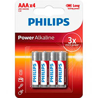 Philips Power AAA batterier (Alkaline) 4-Pack