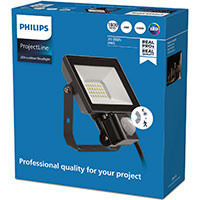 Philips ProjectLine projektr m/sensor (3000K) 20W - Sort
