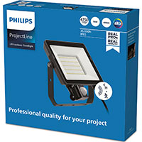 Philips ProjectLine projektr m/sensor (4000K) 50W - Sort