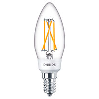 Philips SceneSwitch Kerte LED filamentpære E14 - 5W (40W)