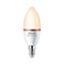 Philips Smart Kerte LED Pre E14 - 4,9W (40W) Varm til Kold hvid