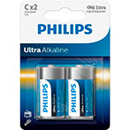 Philips Ultra C batterier (Alkaline) 2-Pack