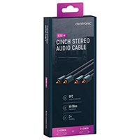 Phono kabel Clicktronic Casual (Pro) - 0,5m