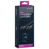 Phono kabel Clicktronic Casual (Pro) - 1m