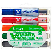 Pilot BG V-Board WB Markers (2,3mm) 5-pack