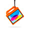 Pipetto Activity Cover t/iPad Gen 10 (10,9tm) Orange