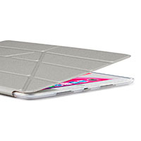 Pipetto Metallic Origami Cover t/iPad 2019/2020 (10,2tm) Slv