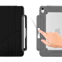 Pipetto Origami Pencil Shield Cover t/iPad Air (10,9tm) Sort