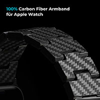 Pitaka Carbon Fiber Link Retro Apple Watch rem (38-40mm)