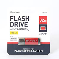 Platinet USB 2.0 Ngle 32 GB (Rd)