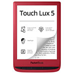 PocketBook Touch Lux 5 E-bogslæser 6tm (8GB) RubyRed