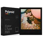 Polaroid Color Film m/Sort Ramme (i-type) 8pk