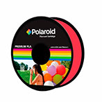 Polaroid PLA Filament patron (1,75mm) 1kg - Transparent Rød