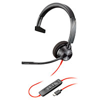 Poly Plantronics Blackwire 3310 UC Mono Headset (USB-A)