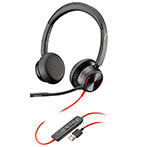 Poly Plantronics Blackwire 8225-M Stereo ANC Headset m/Mikrofon (USB-A)