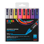 Posca UNI PC-3M Paint Marker (0,9-1,3mm) Pastel - 8 dele