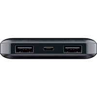 Powerbank 10000mAh 2,1A (2x USB-A) Sort - Goobay