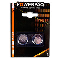 PowerPaq Lithium CR1616 Batteri (3V) 2stk