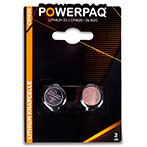 PowerPaq Lithium CR1620 Batteri (3V) 2stk