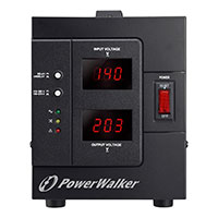 PowerWalker Bluewalker AVR Spndingsregulator  2000VA 1600W (2xUdtag)