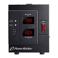PowerWalker Bluewalker AVR Spndingsregulator  3000VA 2400W (2xUdtag)