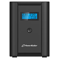 PowerWalker VI 2200 SHL UPS Ndstrmforsyning 2200VA 1200W (2x Schuko udtag)