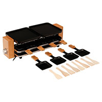 Princess Pure 8 Raclette grill (600W) Bambus