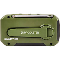 ProCaster EM-RAD01 Rejseradio m/Ladehndtag (FM/AM/USB)