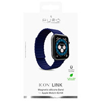 Puro ICON LINK Rem til Apple Watch (42-44mm) Space bl