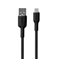 Puro Icon Soft Lightning Kabel - 1,5m (USB-A/Lightning) Sort