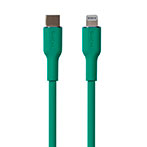 Puro Icon Soft Lightning Kabel - 1,5m (USB-C/Lightning) Grøn