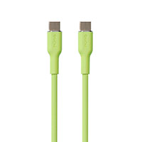 Puro Icon Soft USB-C Kabel - 1,5m (USB-C/USB-C) Lysegrn