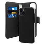 Puro iPhone 14/13 Wallet Cover (Eco-Leather) Sort