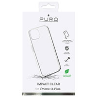 Puro iPhone 14 Plus Cover Impact Clear (TPU/PC) Klar
