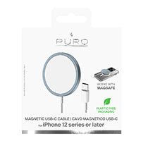 Puro MagSafe Trdls Qi Oplader 7,5W - 1m (USB-C) Hvid