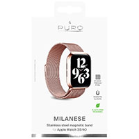 Puro Milanese Rem t/Apple Watch (38-41mm) Rose