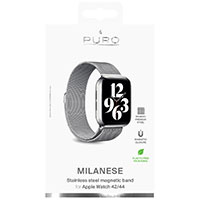 Puro Milanese Rem t/Apple Watch (42-49mm) Slv