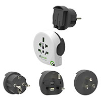 Q2 Power QPLUX Rejseadapter (3-i-1) World to World