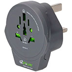 Rejseadapter m/USB (Verden til UK) Q2 Power