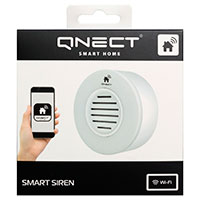 Qnect Smart Home indendørs sirene (Wi-Fi)