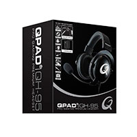 Qpad QH95 Premium Pro Gaming Headset (3,5mm) Sort