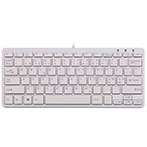 R-Go Compact Keyboard (Ergonomisk) Hvid