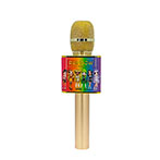 Rainbow High Karaoke Mikrofon m/højttaler - Guld