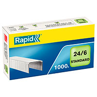 Rapid 24/6 Standard Hfteklammer - 1000 stk