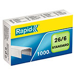 Rapid 26/6 Standard Hæfteklammer - 1000 stk
