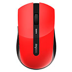 Rapoo 7200M Trådløs mus (Bluetooth/2,4GHz) Rød