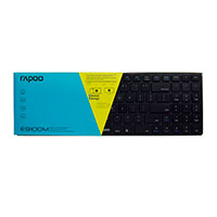 Rapoo E9100M Trdlst Tastatur (Bluetooth/2,4GHz) Sort