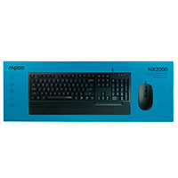 Rapoo NX2000 Tastatur/Mus st - Sort
