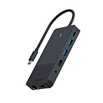 Rapoo USB-C Dock 12-i-1 (USB-A/USB-C/HDMI/DisplayPort/RJ45)
